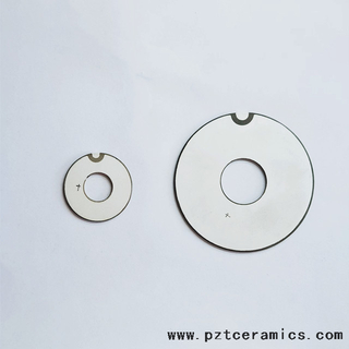 전극 주위를 감싸서 1.25MHz Piezo 링 큰 치수 얇은 두께