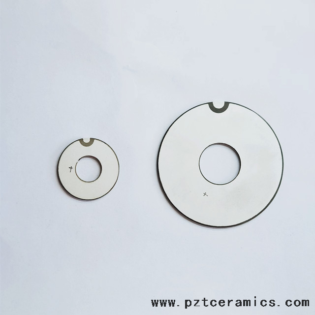 전극 주위를 감싸서 1.25MHz Piezo 링 큰 치수 얇은 두께